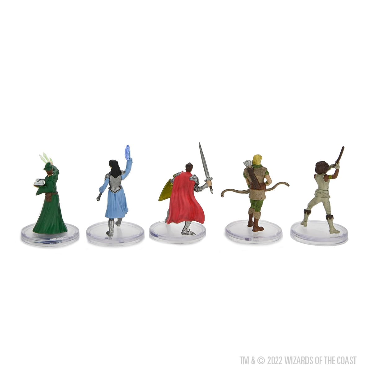 WizKids D&D Icons of the Realms: Dragons of Stormwreck Isle - 5 Prepainted Miniatures - Paladin, Cleric, Wizard, Fighter, Rogue