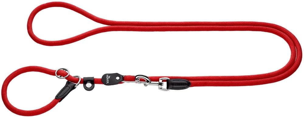 HUNTER Freestyle Retriever-Training Lead with Stop Ring, Size 10/260, Black