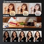 yAyusi Cell Phone Light for Video Recording, Handheld Phone Stabilizer with Light, 8000mAh LED Selfie Phone Ring Light with Phone Holder, Smartphone Video Rig for Camera, Action Camera, Vlog, TikTok
