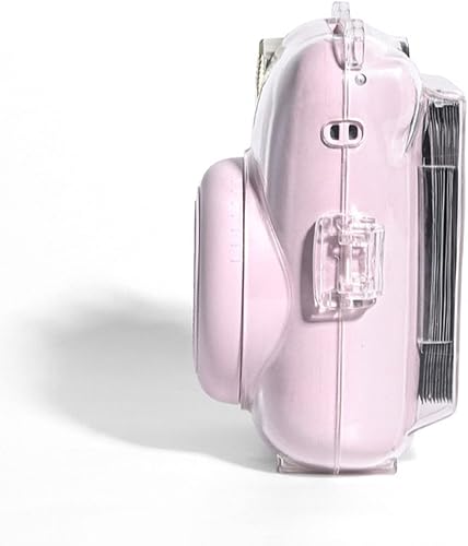 Miniatura 6 de Funda transparente para cámara Instax Mini 12, bolsa protectora de PVC transparente con bolsillo para fotos, para accesorios Instax Mini 12, correa