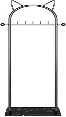 Miniatura 8 de Perchero dorado para ropa, perchero con base de mármol estable para abrigos, sombreros, bufandas, ropa y bolsos, para el hogar, dormitorio, hotel y