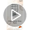 Image of CMerchants Smart Buy Home Utility Portable Space Saving 6 Layer Shoe Rack Organizer Stand Flower (Polypropylene;Alloy Steel)