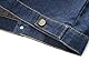 KUDORO Herren Denim Weste Zerrissen Jeansweste Ärmellose Biker Casual Freizeitweste(XL,Dunkelblau)
