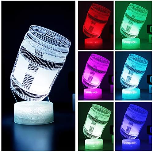 3D LED Lamp USB Night Lamp with All Shapes 7 Colors Changes Light Illusion Room Atmosphere Souvenir Gift…