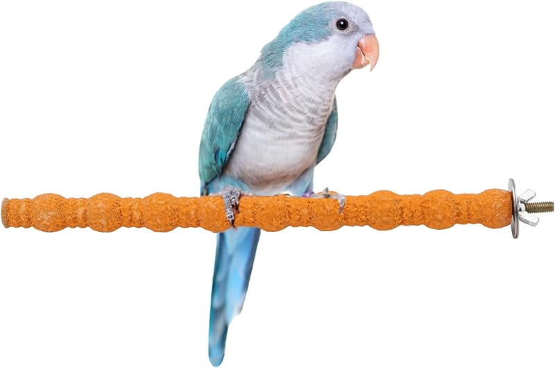 Poleiro de Madeira para Aves com Revestimento de Areia de Quartzo Hypeety 25 cm
