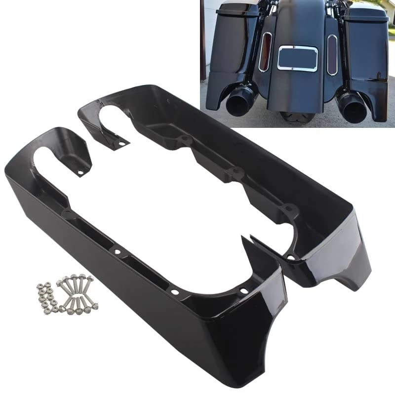 Extensiones Hard Stretched SaddleBag para Harley Touring miniatura 6