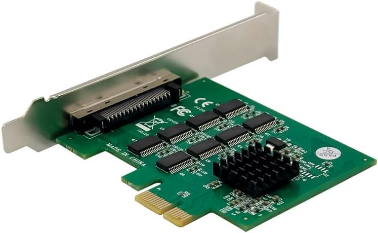 Muxcksa 拡張カード 338 PCIe X1 17V358 8S 産業用 232 マルチ