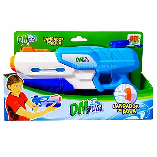 Kit com 2 Pistolas de Água Arminha Jato Longo DM Splash Meio Litro