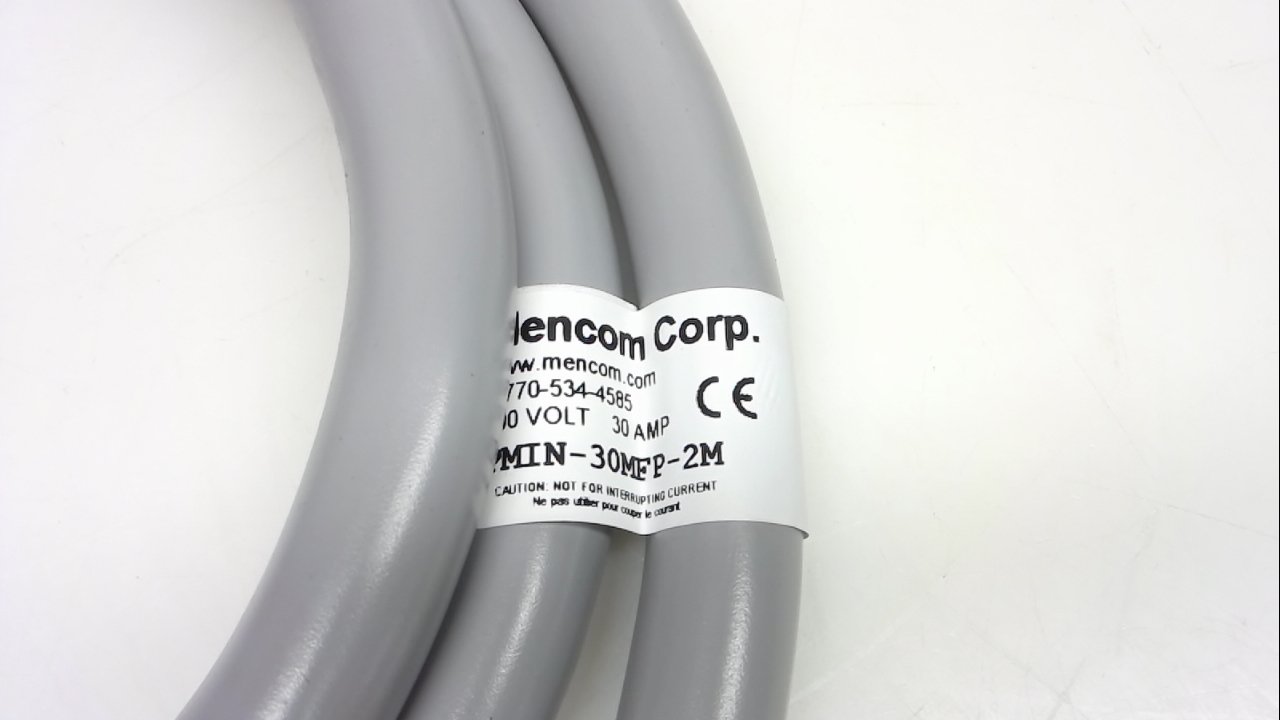 Pmin-30Mfp-2M, Power Cordset, 3 Pole, Male/Female, 600Vac Pmin-30Mfp-2M