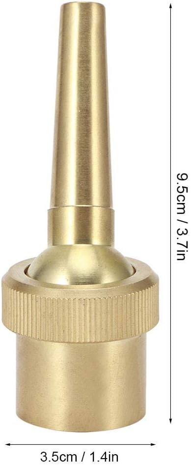 4Pcs 3/4" Brass Fountain Nozzle, DN20 Adjustable Direction Jet Water Fountain Spray Sprinkler Spray Head for Garden Pond Landscape