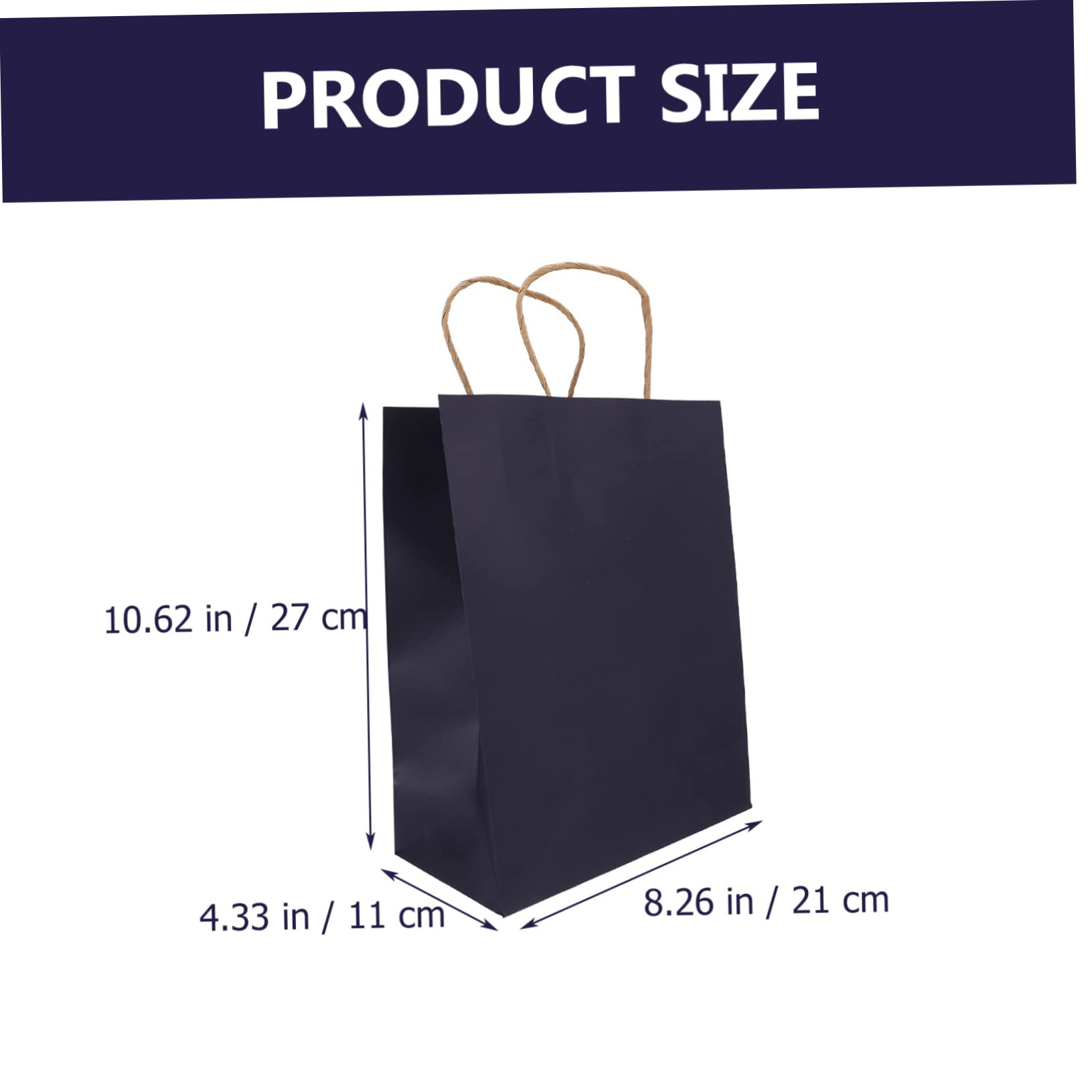 SHERCHPRY 10pcs Paper Bags Durable Paper Shopping Bags Oilproof Takeaway Food Packing for Picnics Home Outdoor Use Bread Packing Holder