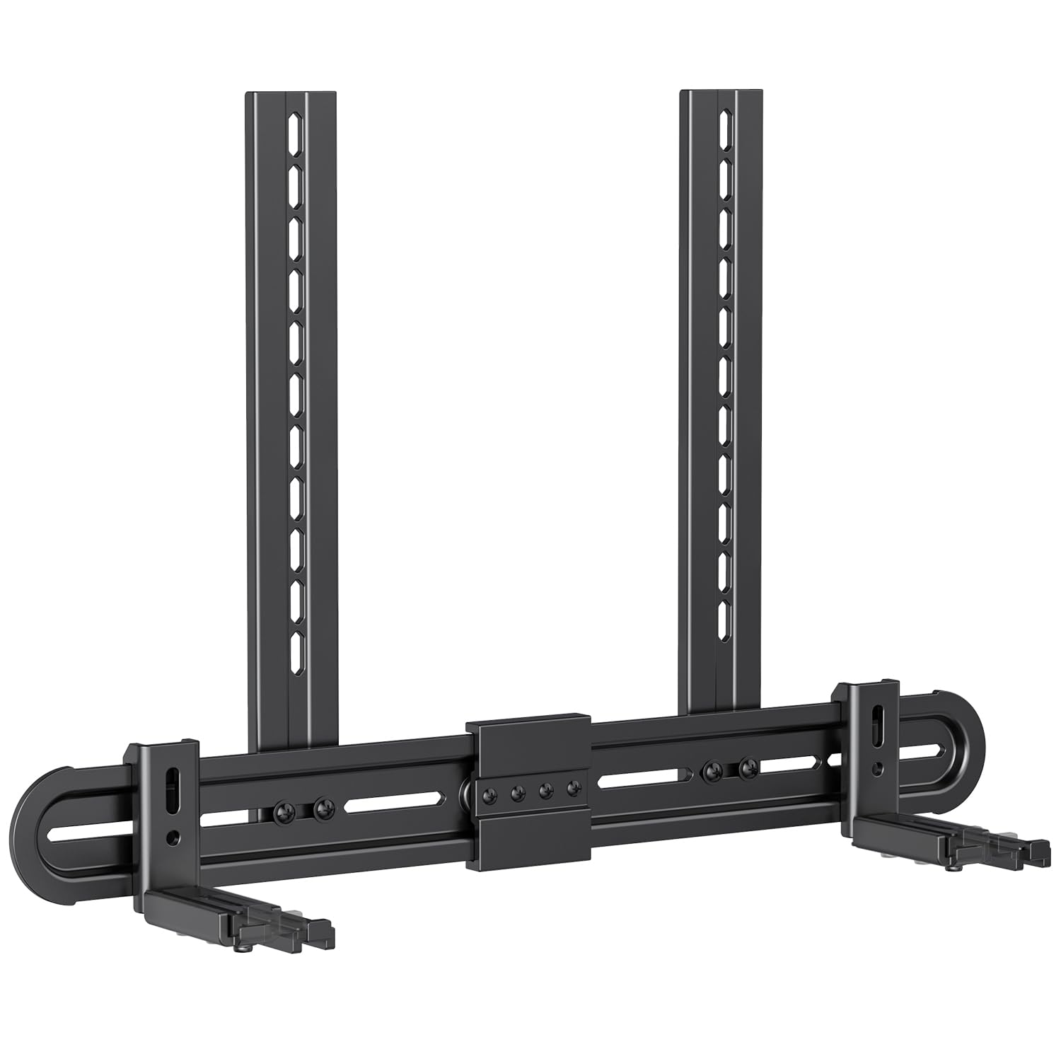 USX MOUNT USX MOUNT Universal Soundbar Mount, Sound Bar TV Bracket for Soundbar with Speaker, Fits 2 Installation Options, Removable No-Slip Base Holder Extends 3.46”-6.06”