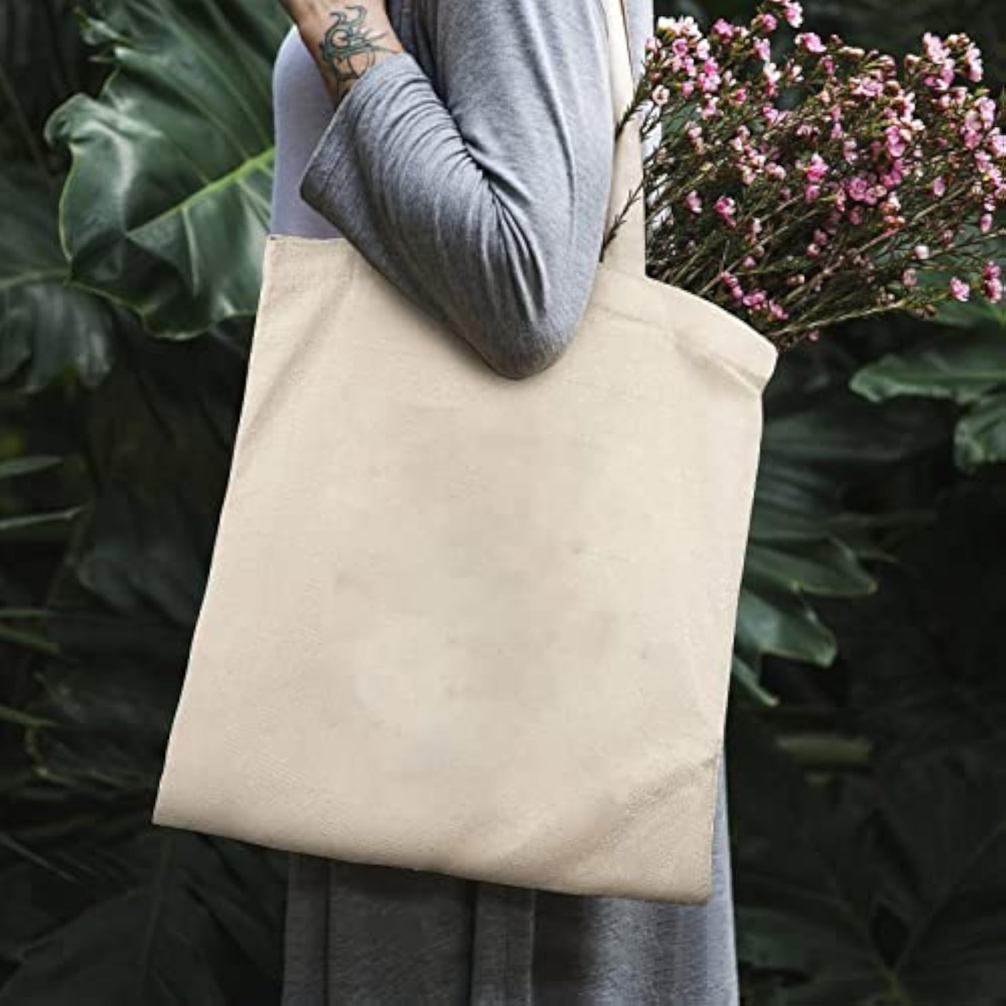 Ladies Canvas Cosmetic Bag, Stylish Handbag
