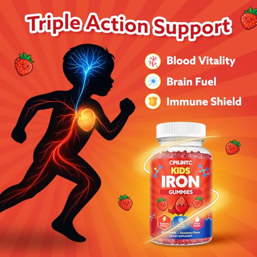 CFILIHTC Iron Gummies for Kids & Teens