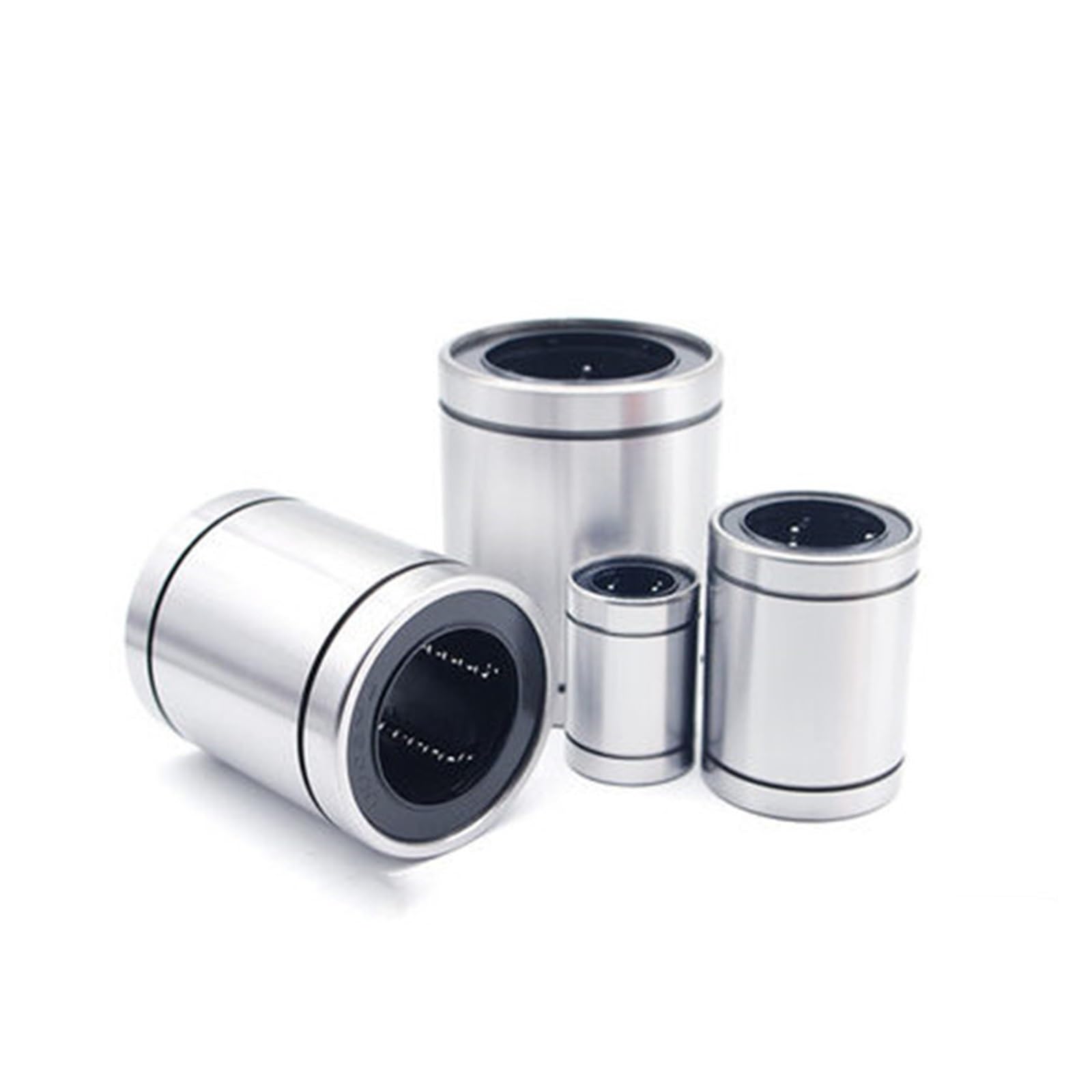 VSPPJYFG 2 Pieces LM8 LM8UU LM3UU LM10UU LM16UU LM6UU LM12UU LM20UU LM4 5 25 30 UU Bushing 8mm Linear Rod Guide Shaft Parts Bearing(LM4UU)