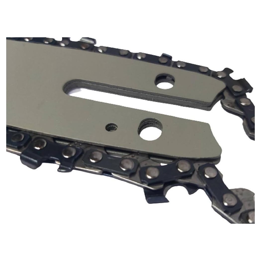 Trade Shop - Kit Barra + Catena 12" Ricambio da 12 Pollici per Mini Motosega A Batteria -