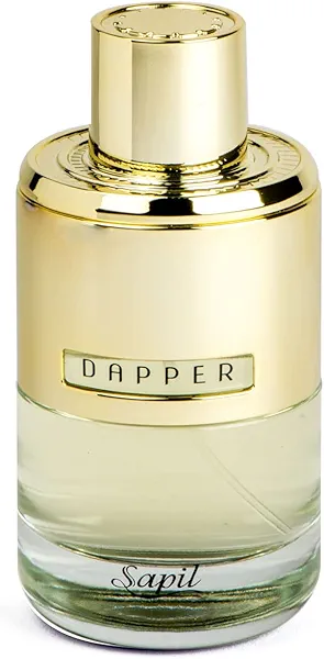 Sapil Dapper Eau de Parfum for Men – Long-Lasting Dubai Perfume – Woody, Spicy, Amber & Fresh Citrus Scent with Cinnamon & Patchouli –3.4 Oz (100ml) – Luxurious Arabic Perfume for Daily & Evening Wear