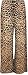 WearAll Plus Size Women's Floral Print Palazzo Trousers - Brown Leopard - US 16-18 (UK 20-22)