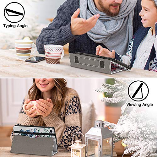 Vori Case For All-New Fire 7 Tablet (9Th Generation, 2019 Release) Folio Smart Cover With Auto Wake/Sleep, Peony #TOP5