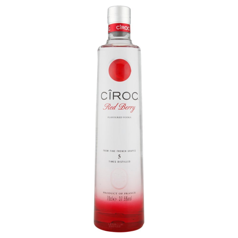 Cîroc Red Berry Flavoured Vodka, 70cl