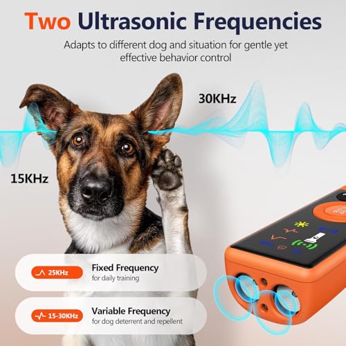 RALYUNI Ultrasonic Dog Trainer LCD