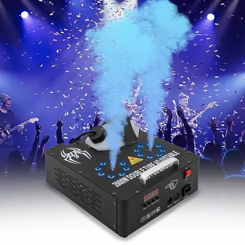 Máquina de Humo 2000W con 2 Boquillas y 16 LEDs RGB miniatura 2