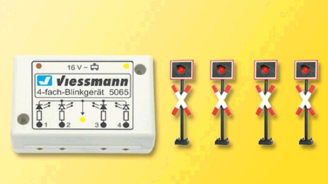 Viessmann 5835 - H0 Andreaskreuze, 4 Stück