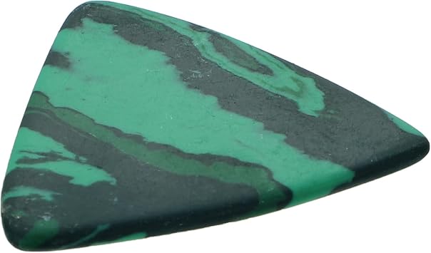 Durable Guitar Picks Green Gemstone Design for Fingerstyle Players Wear-resistant Smooth Surface for Enhanced Sound Quality for Acoustic and Electric Guitars