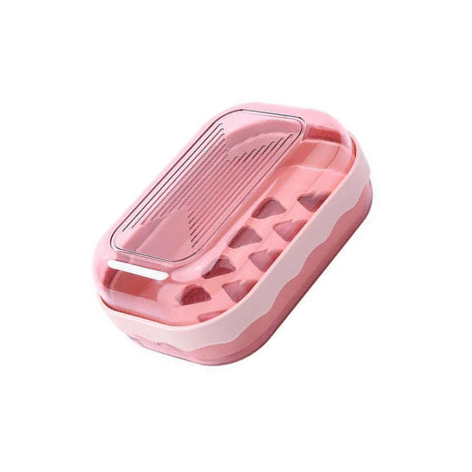 HZBB Innovative Soap Tray Soap Holder Double Compartment Design NonSlip Lid Waterproof Storage Case for Gym Enthusiasts Holder