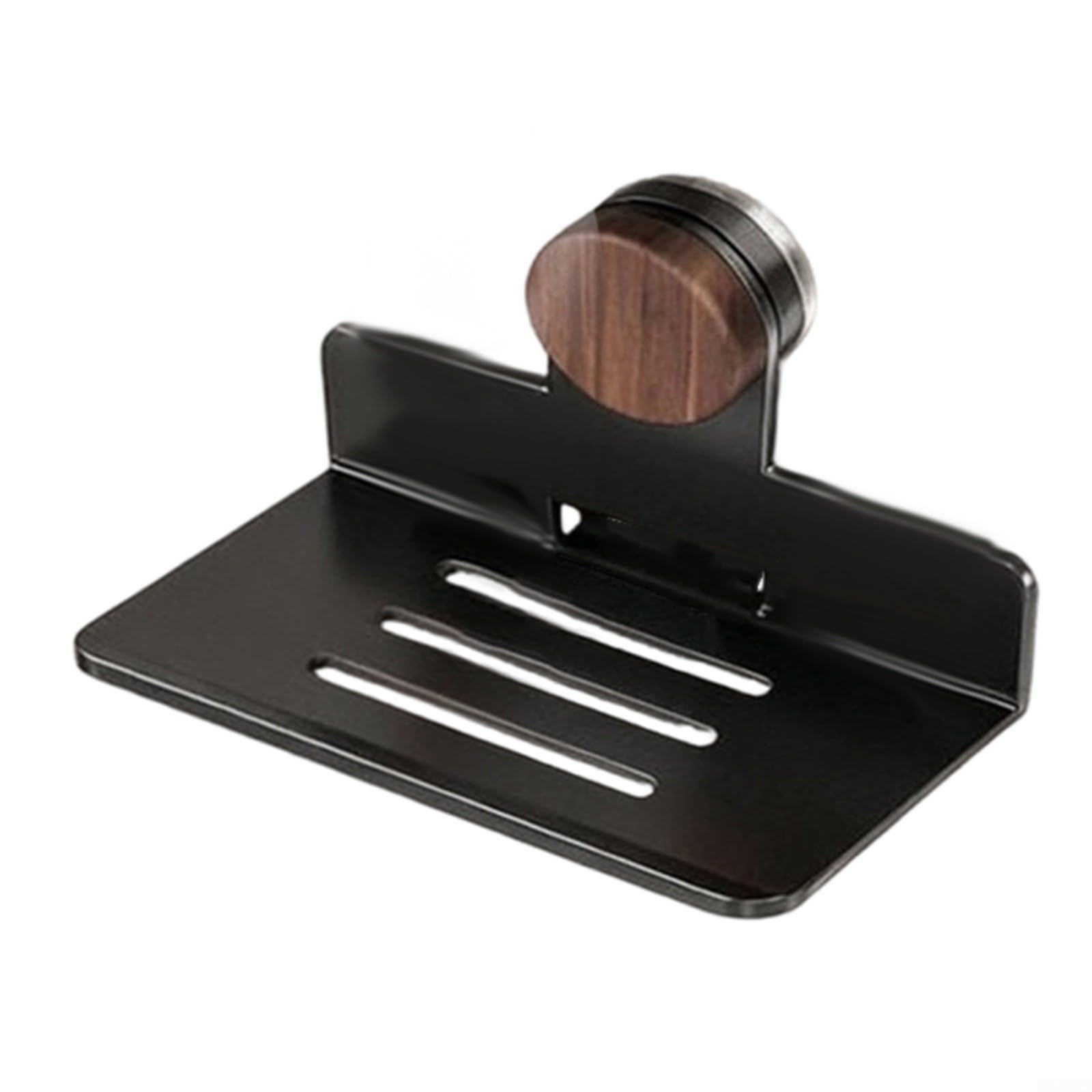 Étagère salle de bain ventouse sans perçage avec support savon en inox