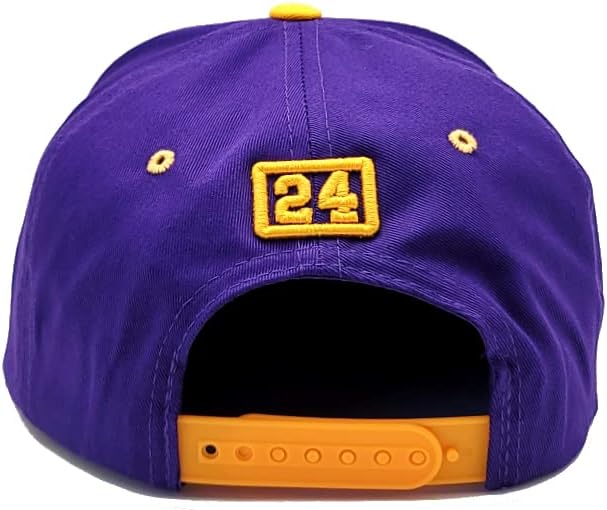 Los Angeles New Top Level Legend 24 Drizzle Purple Gold Era Snapback Hat Cap - Image 6