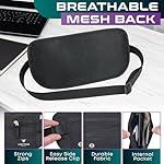 Travel Money Belt & Passport Holder - RFID Blocking Slim Travel Wallet & Fanny Pack for Men and Women - Essential Travel Pouch for Cash, Credit Cards, and Documents - Image 5