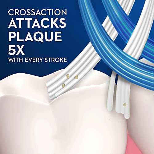 Oral-B Crossaction All In One Soft Toothbrushes, Deep Plaque Removal, 6 Count #TOP4