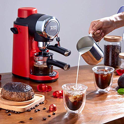 HONYGE LXGANG Kaffeemaschine. Mini Halbautomatische Manuelle Kaffeemaschine Milchaufschäumer Küchengeräte – Bild 3