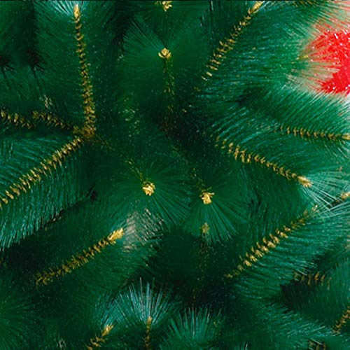 Árbol de navidad artificial 210cm pino de navidad magníficos árboles con decoraciones 5
