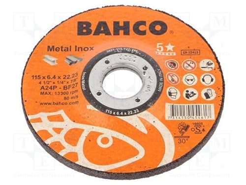 BAHCO - 3921-115-T27-IM - Disco Abrasivo Desbaste 115