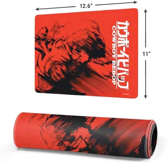 Skinit Small Gaming Mouse Pad - Officially Licensed Spike Poster Design with Stitched Edges, Waterproof, Non-Slip Rubber Base, Desk Mat for Keyboard & Mouse, 12.6" x 11" inches