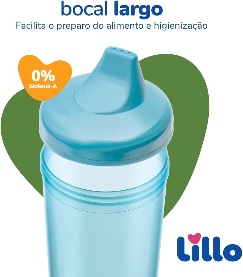 Lillo Copo De Transição Antivazamento 320Ml Eco Max Onça