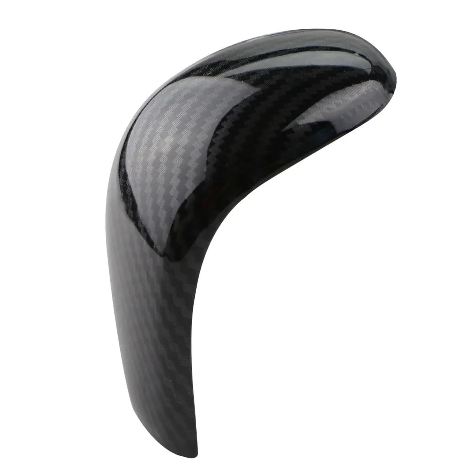 DWTNMEX Gear Shift Knob for Qashqai J11 2016-2020 AT Car Gear Head Cover Shift Knob Covers Trim Stickers ABS(Carbon Black)