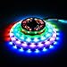Produktbild WS2812B 150 Pixel Led Streifen Licht, Traumfarbe 16.4FT / 5m WS2812B 30leds / M 5050 SMD Individuell Adressierbar LED Band Licht, Volle Farbe RGB Streifen Licht DC 5V Nicht Wasserdicht (Weiß PCB)