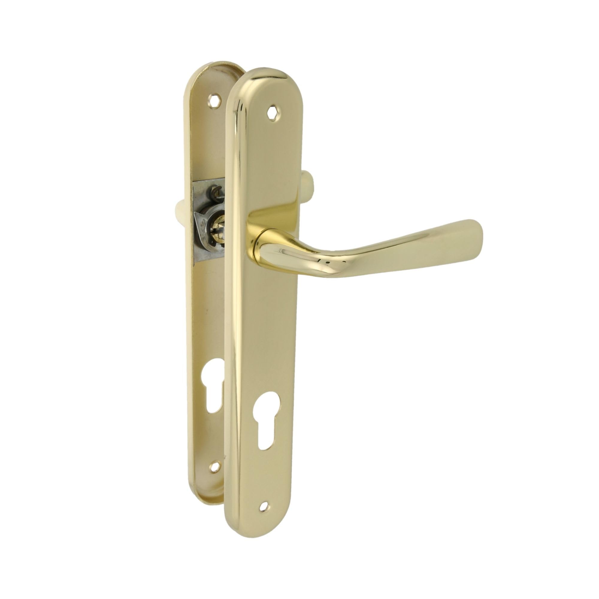 Amig - Set di Maniglie in Acciaio - Modello 252 - Misura: 250 x 40 mm - Quadrato 8 mm - Finitura: Ottone Verniciato