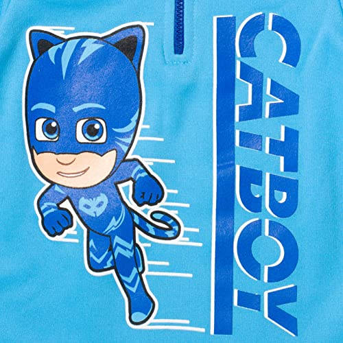PJ Masks Catboy Gekko Owlette Fleece Half Zip Hoodie Toddler to Little Kid3