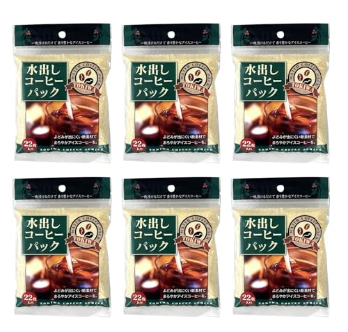 トキワ工業 コーヒーパック 約11×10.5cm 袋入り22枚×6セット 水出しコーヒーパック 日本製 ティーパックの商品画像（Amazon）