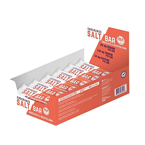 GoldNutrition Endurance Salt Bar Ausdauer Salz Riegel Chocolate & Roasted Corn Schokolade & Gerösteter Mais 15 x 40 Gramm