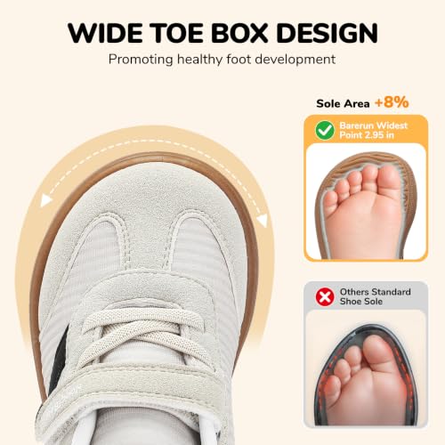KooqiBear Infant Wide Toe Box Shoes Barefoot Boys Girls Zero-drop Sneakers - image 3
