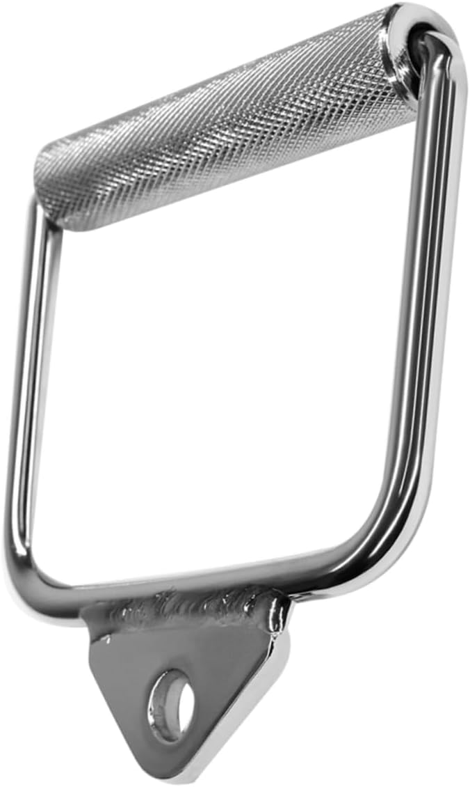 VALICLUD 1Pc D Type Steel Tension Rod for Strength Training Triceps Trainer Accessory Slip Grip for Home Gym and Commercial Use Fitness Equipment for Multi Gym