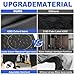 JXXPGG Gym Rack Cover, 600D Oxford Covers for Pull Up Bar Station/Weight Lifting Rack/Squat Rack/Outdoor Home Gym Workout Equipment,Waterproof UV & Dustproof,Black,68.8 * 41 * 72.8inch