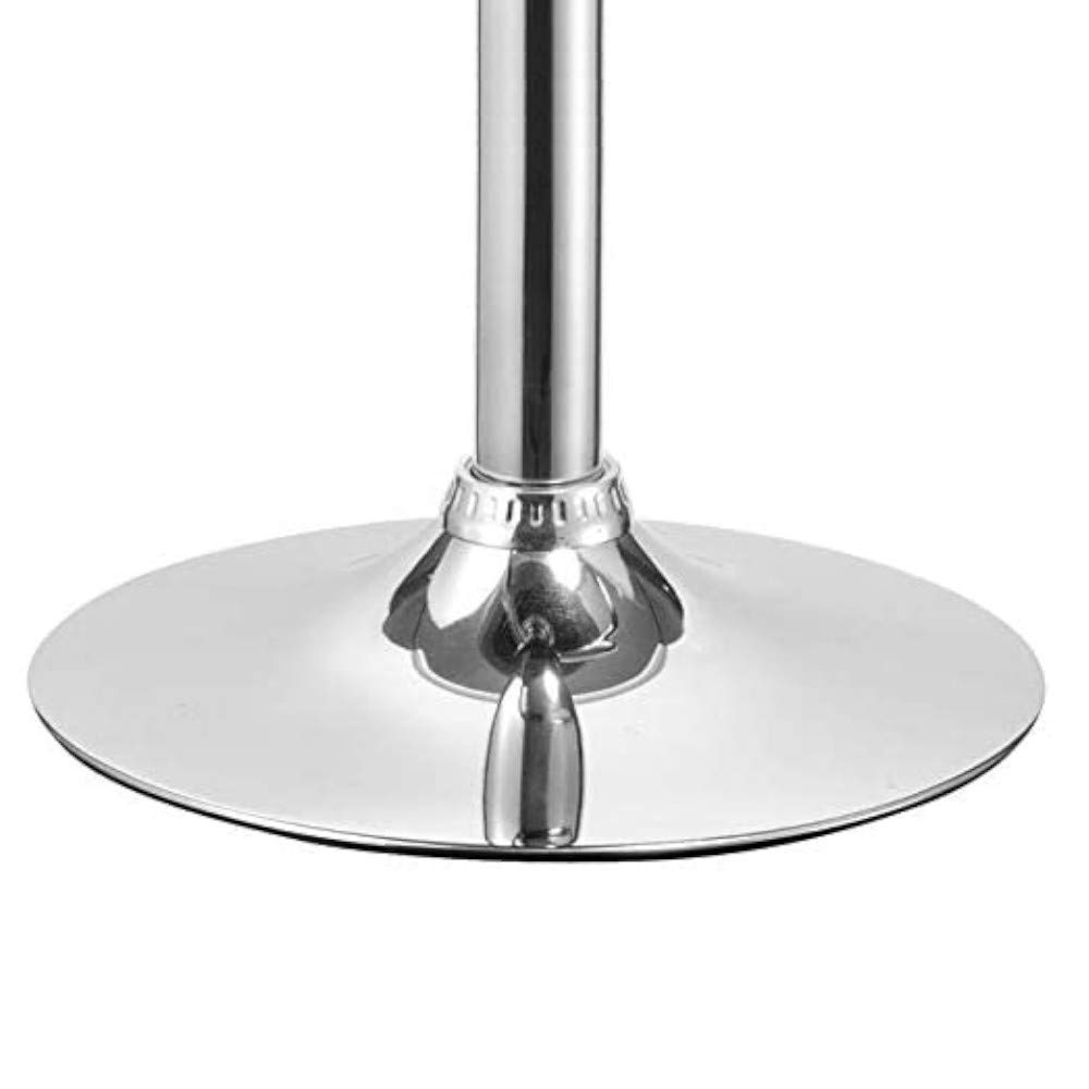 Totò Piccinni Sgabello Bar con schienale COLORADO girevole 360° regolabile in altezza (Grigio 1 Pz)