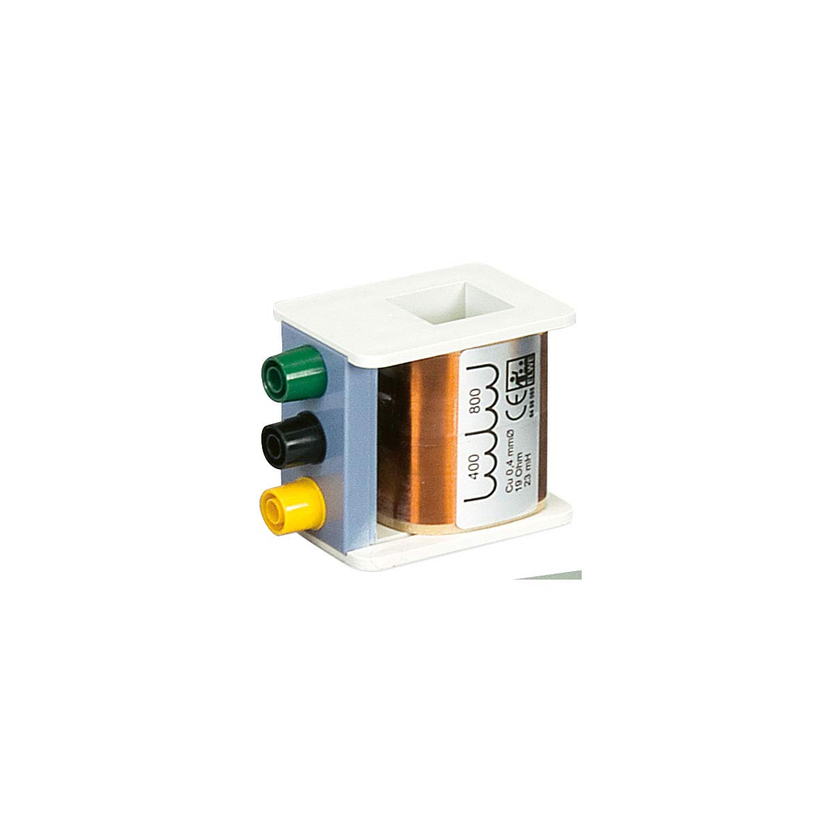 Produktbild von 3B Scientific U8498080 Spule S – 800 Windungen, 4-mm-Sicherheitsbuchsen, Für Physikunterricht & Schülerversuche