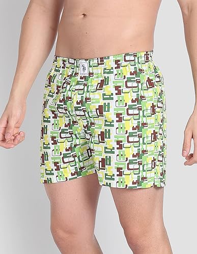 Image of U.S. Polo ASSN. Men's IYAC Back Pocket All Over Print Boxers - Pack of 1